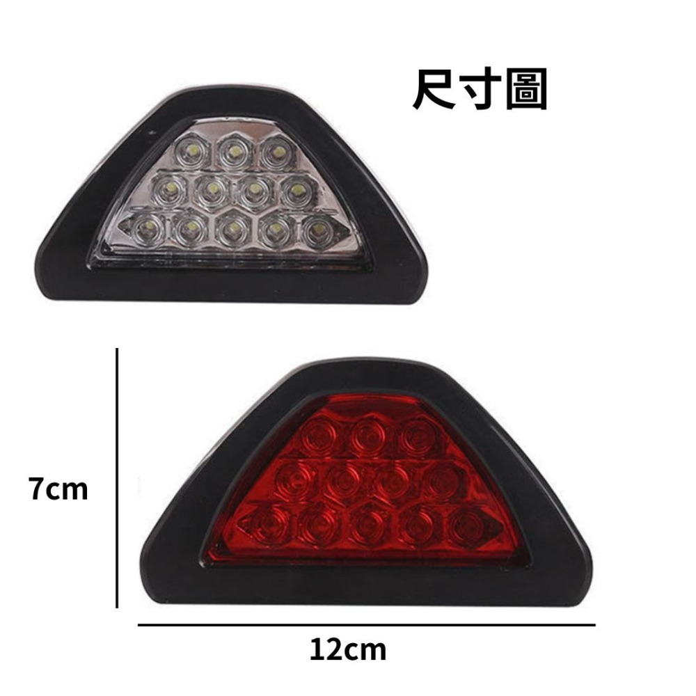 【竣天】F1 刹車燈 LED 爆閃燈 後霧燈 警示燈 通用型 汽車改裝 改裝煞車燈 閃燈 12顆 競賽尾燈 保桿燈-細節圖5