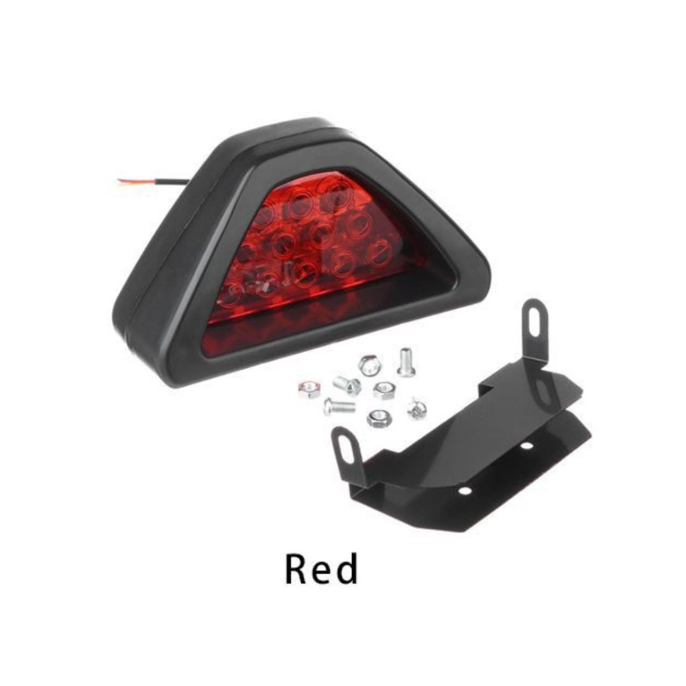 【竣天】F1 刹車燈 LED 爆閃燈 後霧燈 警示燈 通用型 汽車改裝 改裝煞車燈 閃燈 12顆 競賽尾燈 保桿燈-規格圖7