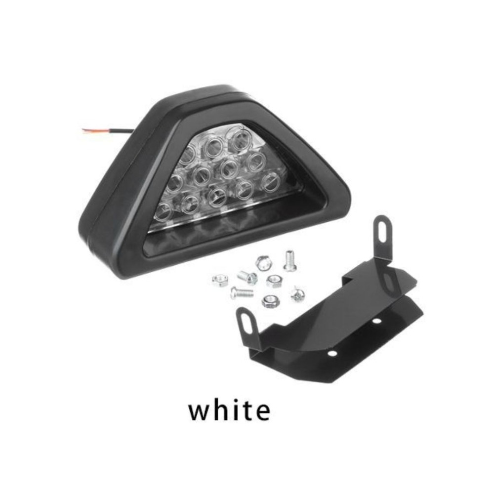 【竣天】F1 刹車燈 LED 爆閃燈 後霧燈 警示燈 通用型 汽車改裝 改裝煞車燈 閃燈 12顆 競賽尾燈 保桿燈-規格圖7