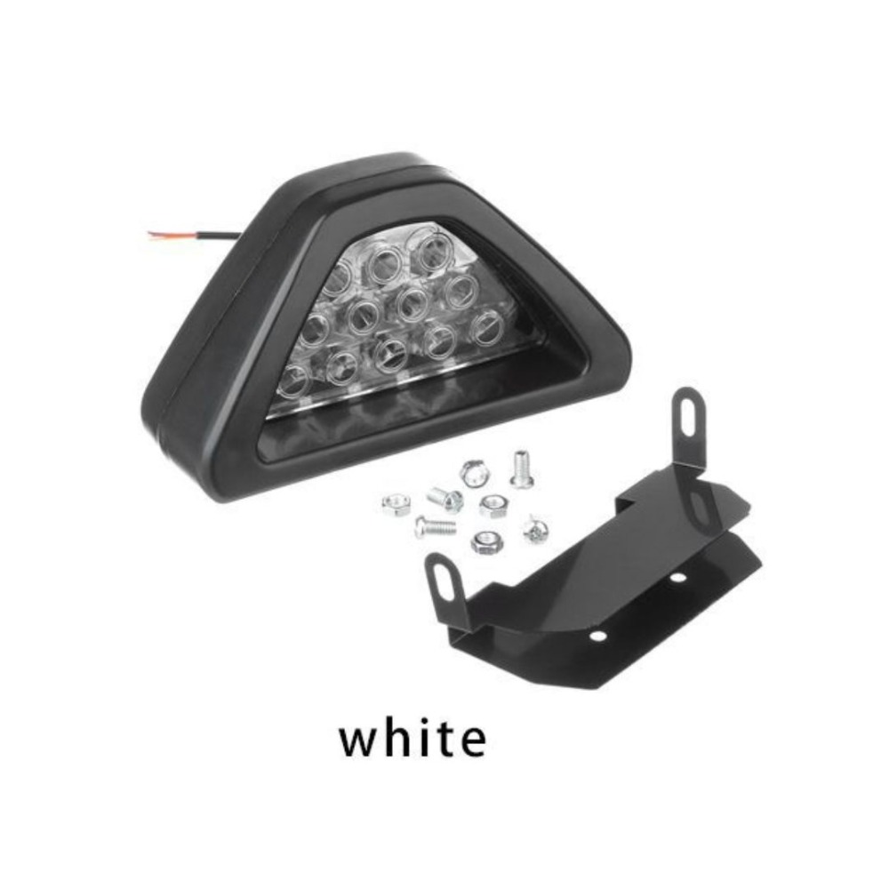 【竣天】F1 刹車燈 LED 爆閃燈 後霧燈 警示燈 通用型 汽車改裝 改裝煞車燈 閃燈 12顆 競賽尾燈 保桿燈-規格圖7