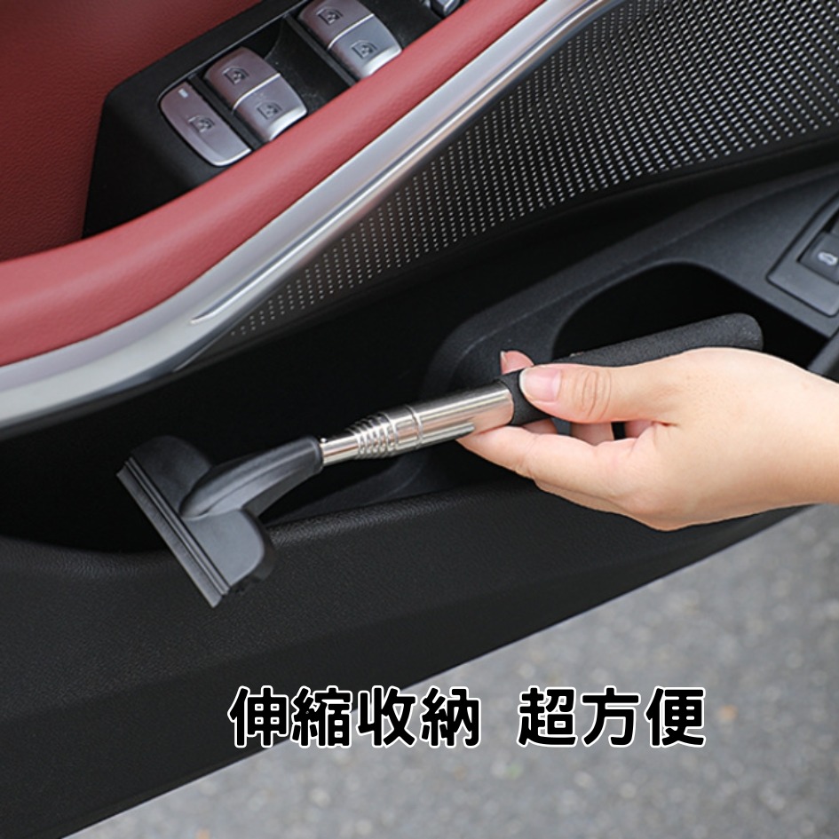 後視鏡雨刮器 車用玻璃清潔刷 車窗水漬 雨刮器 清潔刷 窗戶刮刀 刮水器 海綿刷 除塵刷 車用清潔 洗車-細節圖5