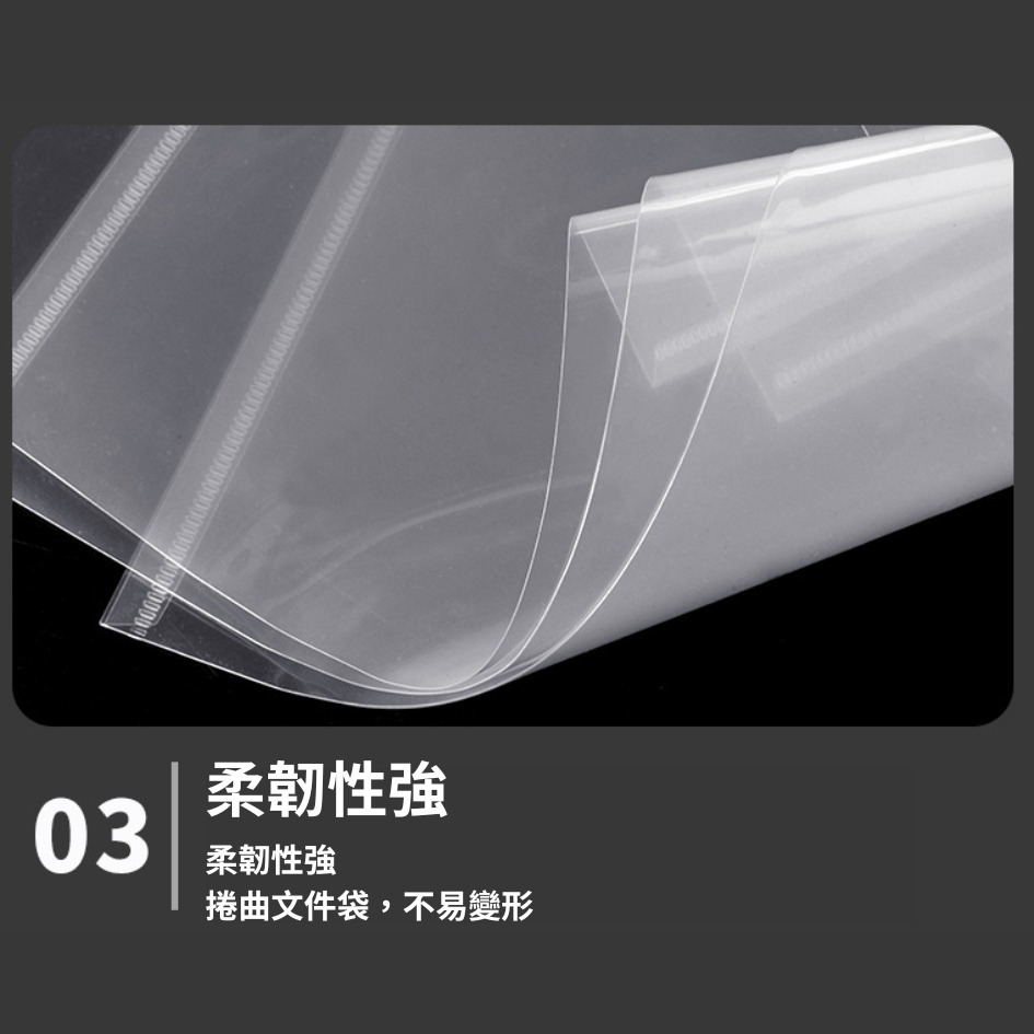 按扣文件袋 透明夾 A4文件夾 透明文件夾 標籤文件袋 透明袋 文件收納 檔案夾 透明資料夾 辦公用品資料夾-細節圖8