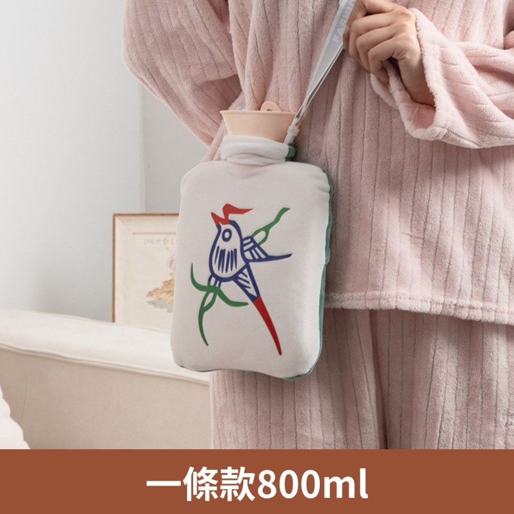 麻將造型保暖袋 暖手袋 附贈背帶 暖手寶 過年打牌必備 熱水袋 保暖袋 冬季必備 隨身暖手寶 交換禮物 暖暖包 台灣現貨-規格圖9