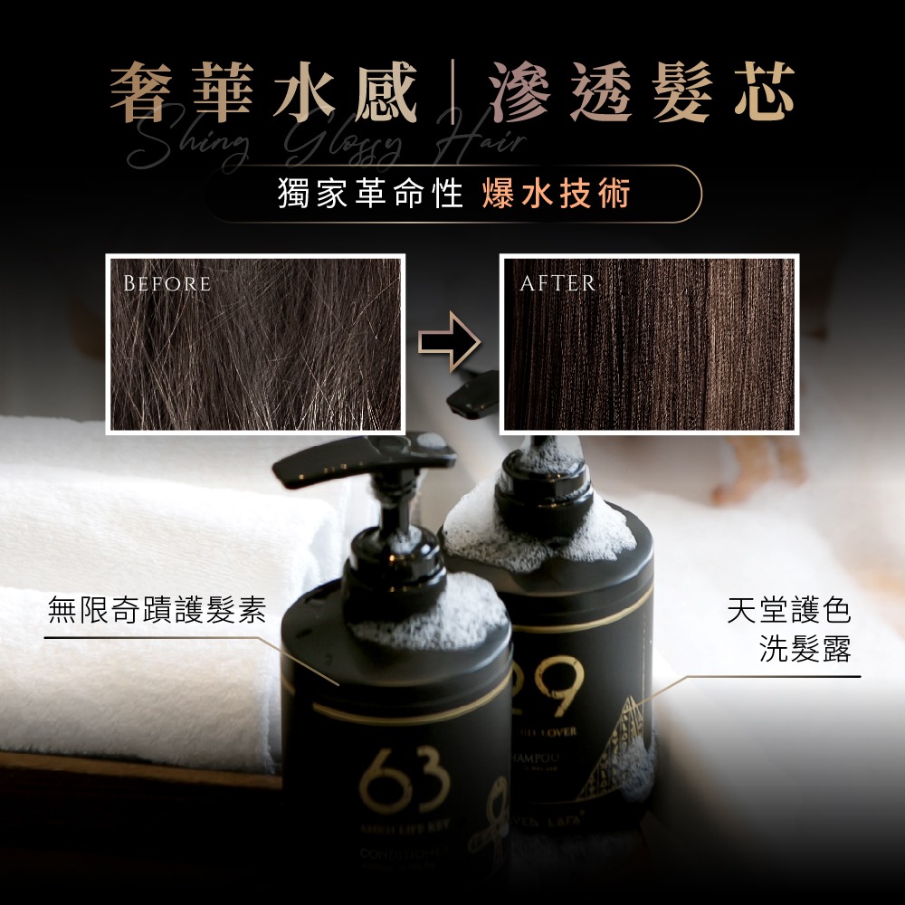 HEAVEN LAFA 洗髮露 香水洗髮露 洗髮乳 潤髮 護髮素 潤髮乳 香氛 500ml 金字塔戀人 護髮-細節圖2