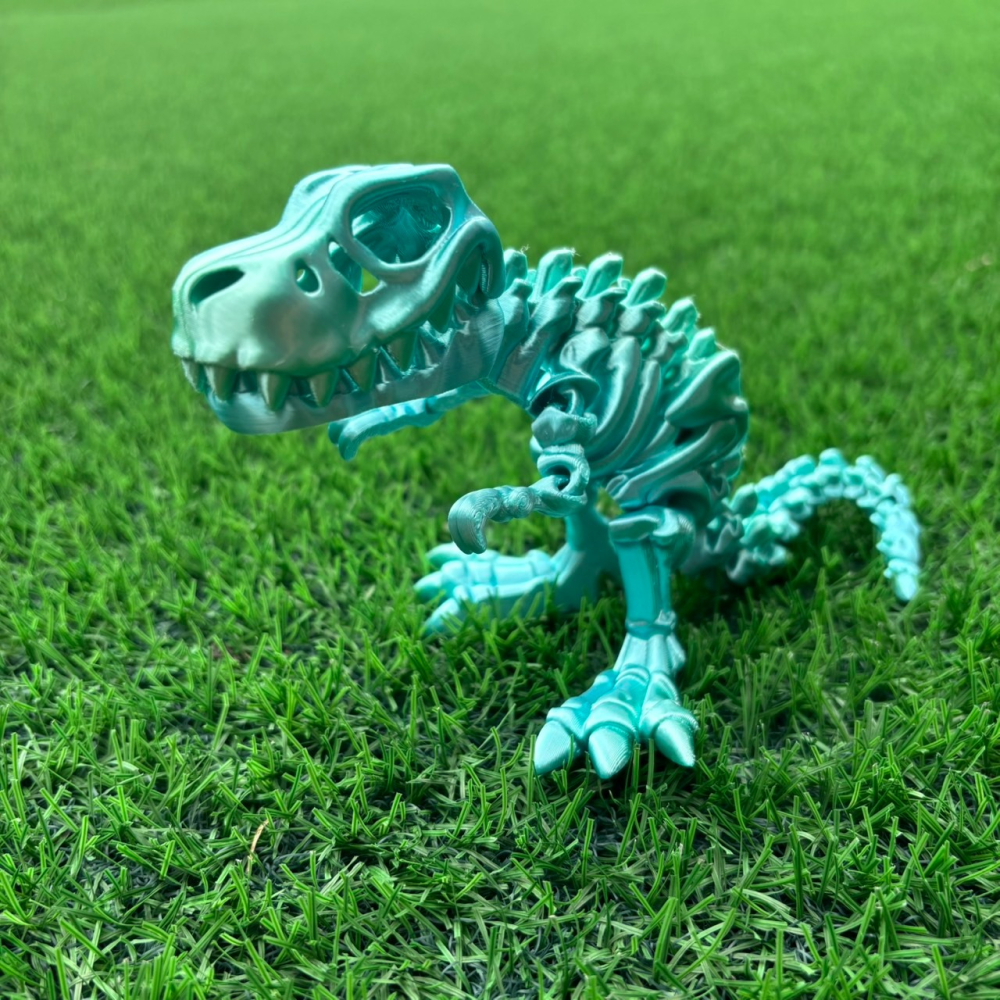 【LIL T3D】官方授權 3D列印 恐龍系列 遠古恐龍 玩具 3D列印玩具 可動 擺件 公仔 AQUA REX 暴龍-細節圖2