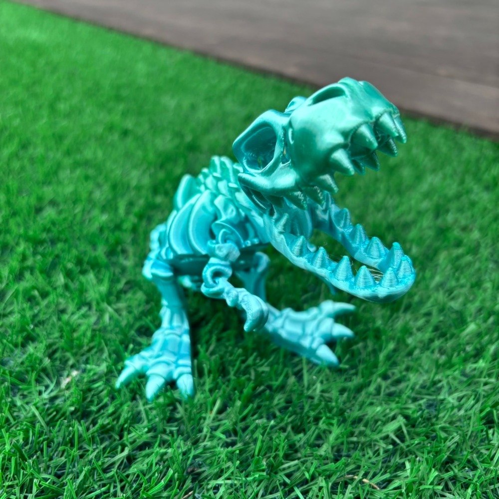 【LIL T3D】官方授權 3D列印 恐龍系列 遠古恐龍 玩具 3D列印玩具 可動 擺件 公仔 AQUA REX 暴龍-規格圖7