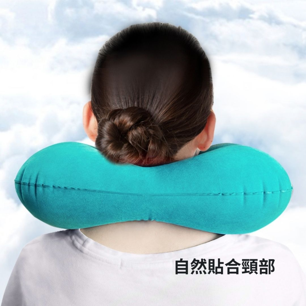 車用頸枕 充氣枕頭 U型枕 充氣枕 頸枕 枕頭 充氣 充氣頸枕 頸枕 飛機枕 旅行枕 頭枕 旅行枕頭 旅行 u型枕 車用-細節圖6
