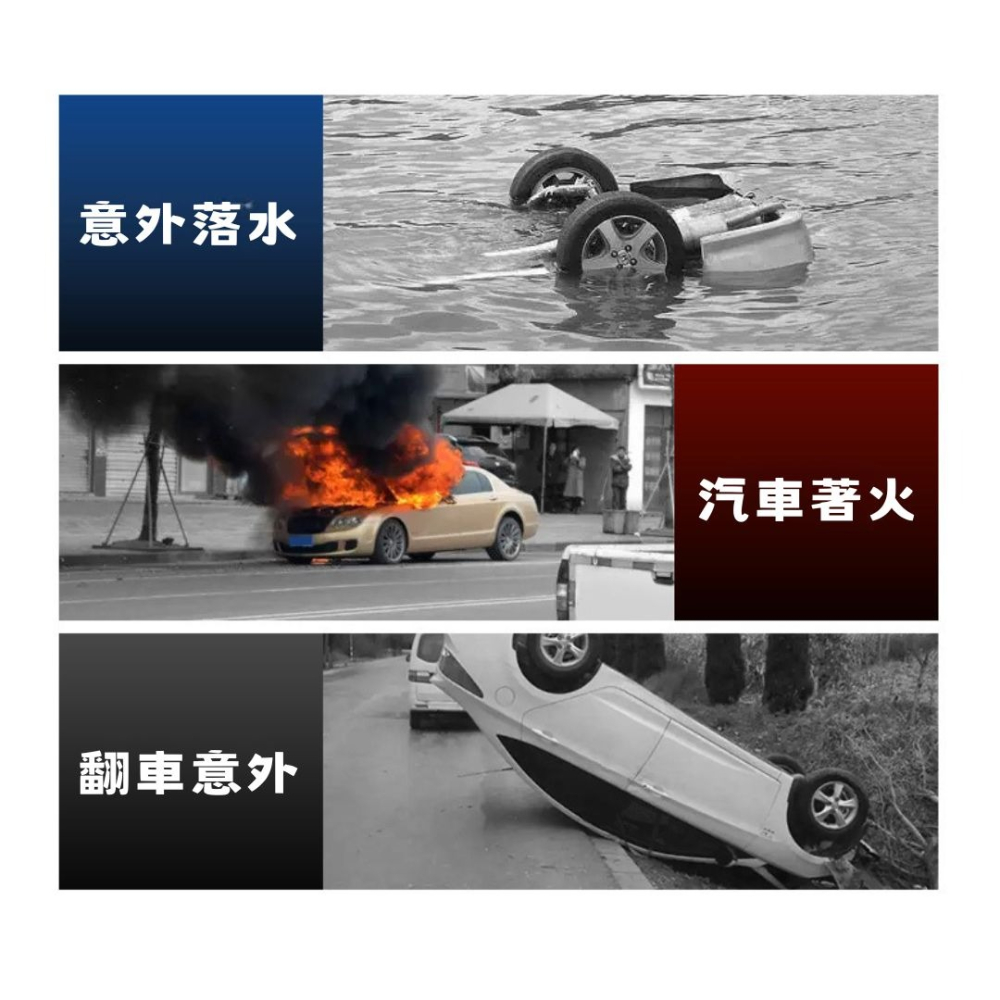 頂規擊破器 車窗擊破器 槍式彈簧設計 逃生錘 救生錘 求生工具安全錘 破窗器 窗戶擊破器 車載應急錘 車用 逃生工具-細節圖2