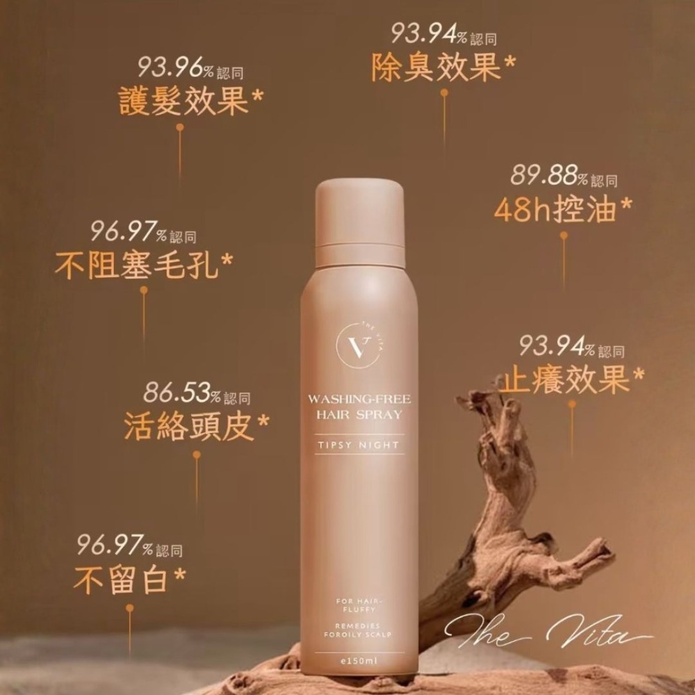 🇰🇷 THE VITA 乾洗髮 空氣蓬鬆乾洗髮 150ml 乾洗髮噴霧 免洗頭 乾洗髮 懶人洗頭 香氛噴霧-細節圖6