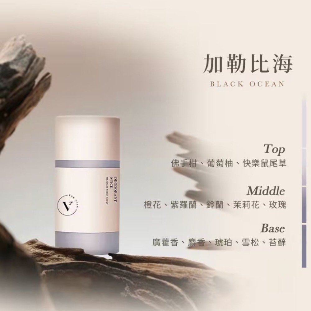 THE VITA 淨味體香膏 清新除臭體香棒 體香膏 65g 香水 淡香水 身體除臭劑 香氛 體位除臭-規格圖7