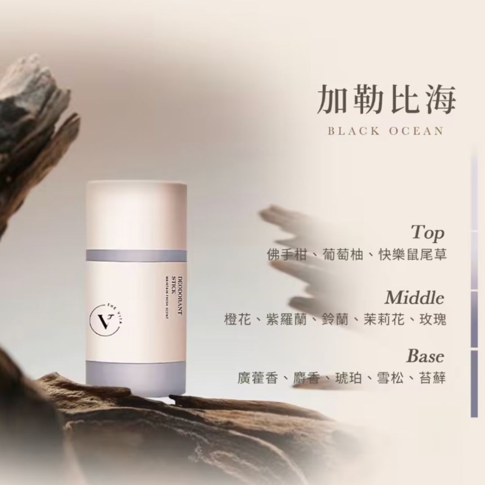 THE VITA 淨味體香膏 清新除臭體香棒 體香膏 65g 香水 淡香水 身體除臭劑 香氛 體位除臭-規格圖7