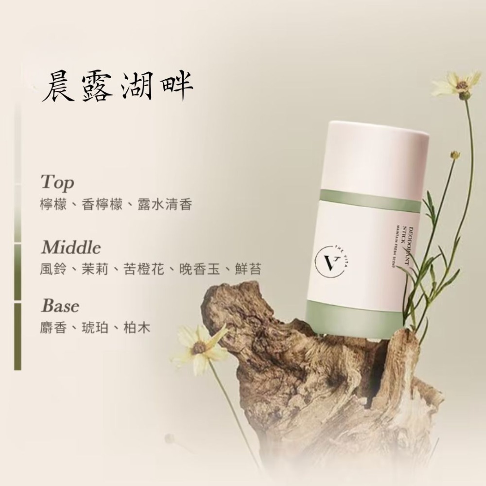 THE VITA 淨味體香膏 清新除臭體香棒 體香膏 65g 香水 淡香水 身體除臭劑 香氛 體位除臭-規格圖7