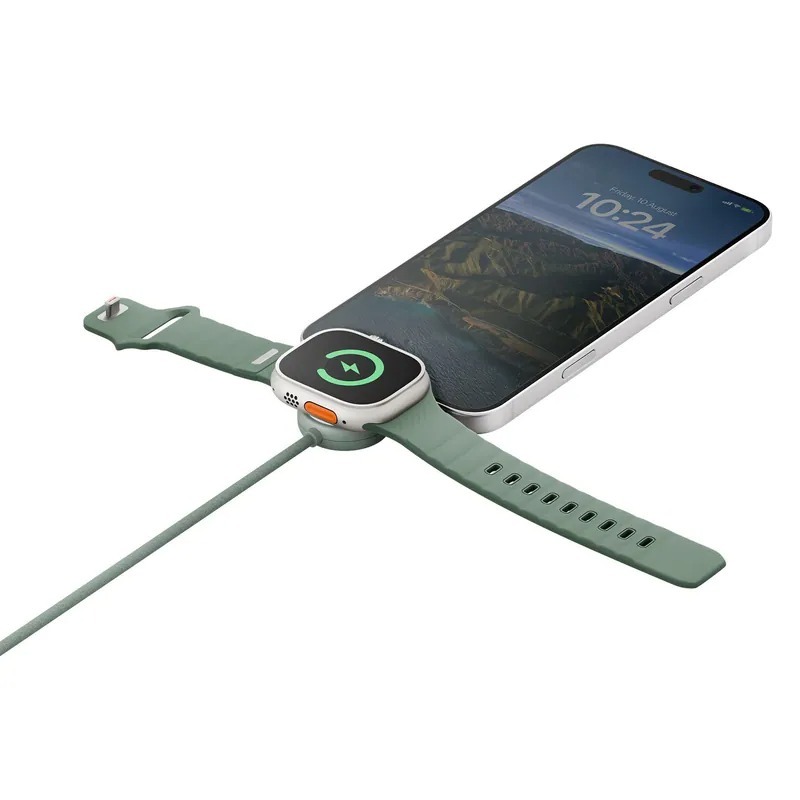 ENERGEA 新加坡 USB-C to USB-C+Apple Watch 二合一手錶充電線 1.5M 充電線 手機充-細節圖3