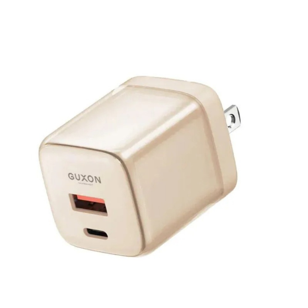 【GUXON】Q CHARGE 30W 氮化鎵雙孔快充頭 迷你摺疊設計 全球通用電壓 快充頭 豆腐頭-規格圖7