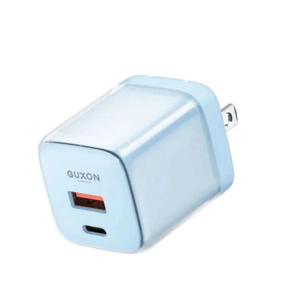 【GUXON】Q CHARGE 30W 氮化鎵雙孔快充頭 迷你摺疊設計 全球通用電壓 快充頭 豆腐頭-規格圖7