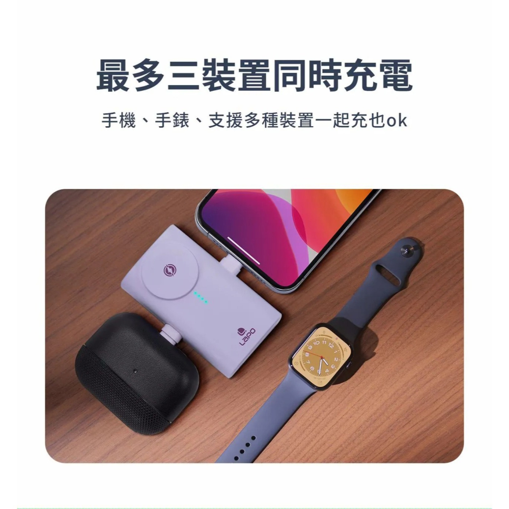 【LaPO】5000mAh 全功能快充版口袋行動電源 WT-12 行動電源 行動充 快充-細節圖6