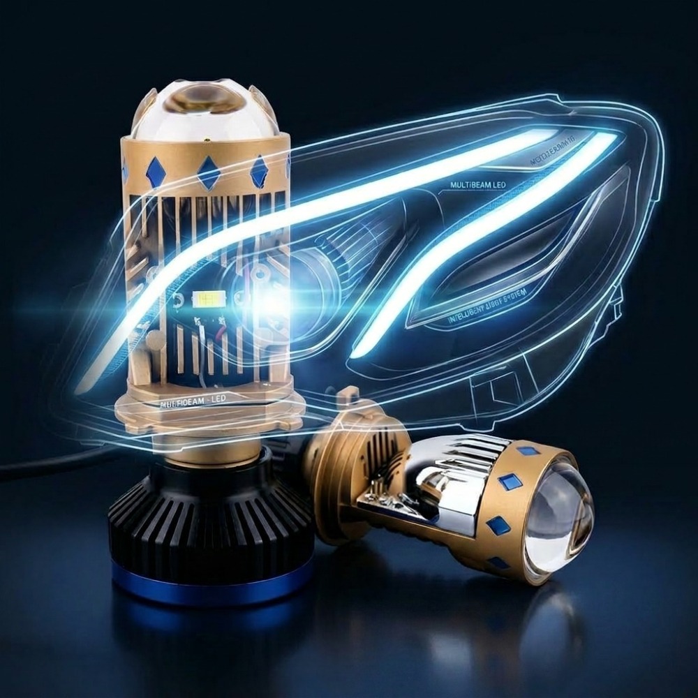 【TST竣天】MINI T8透鏡 魚眼大燈 LED大燈 H4 白光 6000K 透鏡魚眼 LED車燈 近燈 遠燈 機車-細節圖8