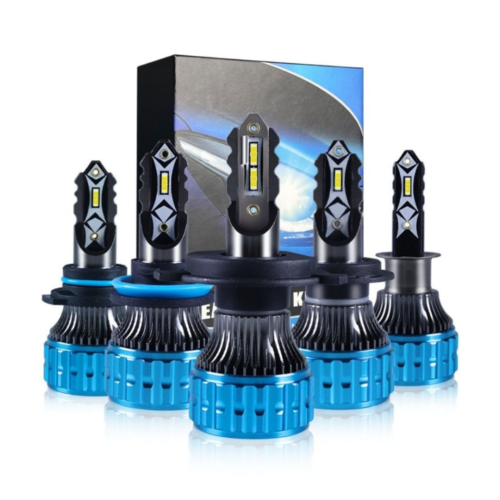 【 TST竣天】LED大燈 冰藍怪獸 LED 車燈 H4 H7 H11 H1 9005 9006 車用 霧燈 大燈-細節圖2