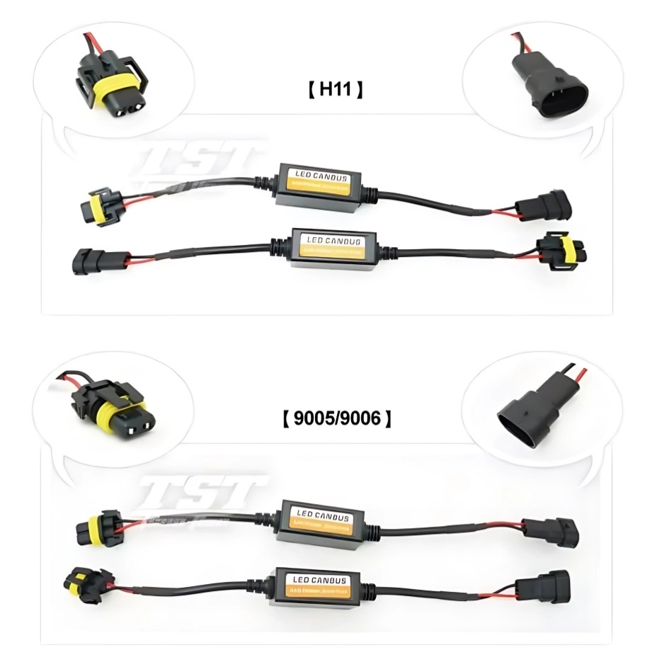 【竣天】H1 H3 H4 H7 H11 9005 9006 LED大燈解碼器 LED大燈 CANBUS解碼 解故障燈-細節圖3
