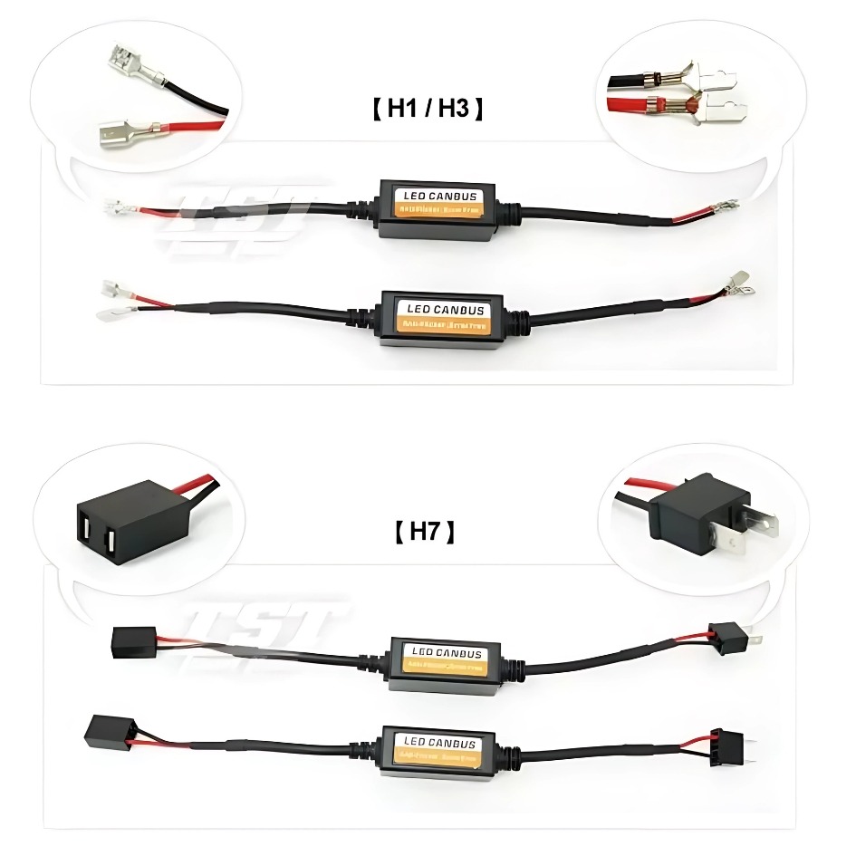 【竣天】H1 H3 H4 H7 H11 9005 9006 LED大燈解碼器 LED大燈 CANBUS解碼 解故障燈-細節圖4