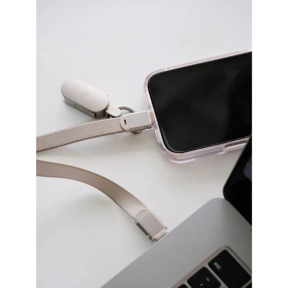 Allite 二合一充電掛繩線 USB-C to USB-C 支援 Type-C 240W 快充 充電線 充電線掛繩-細節圖4