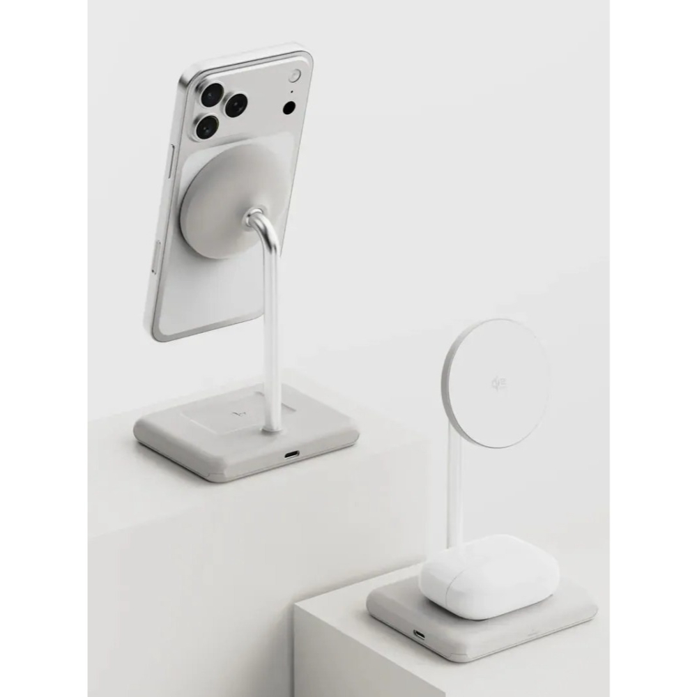 Allite WQ2 Qi2.2 2+1 磁吸無線充電座 認證支援 25W 無線快充 充電座 充電盤 手機充電座-細節圖9