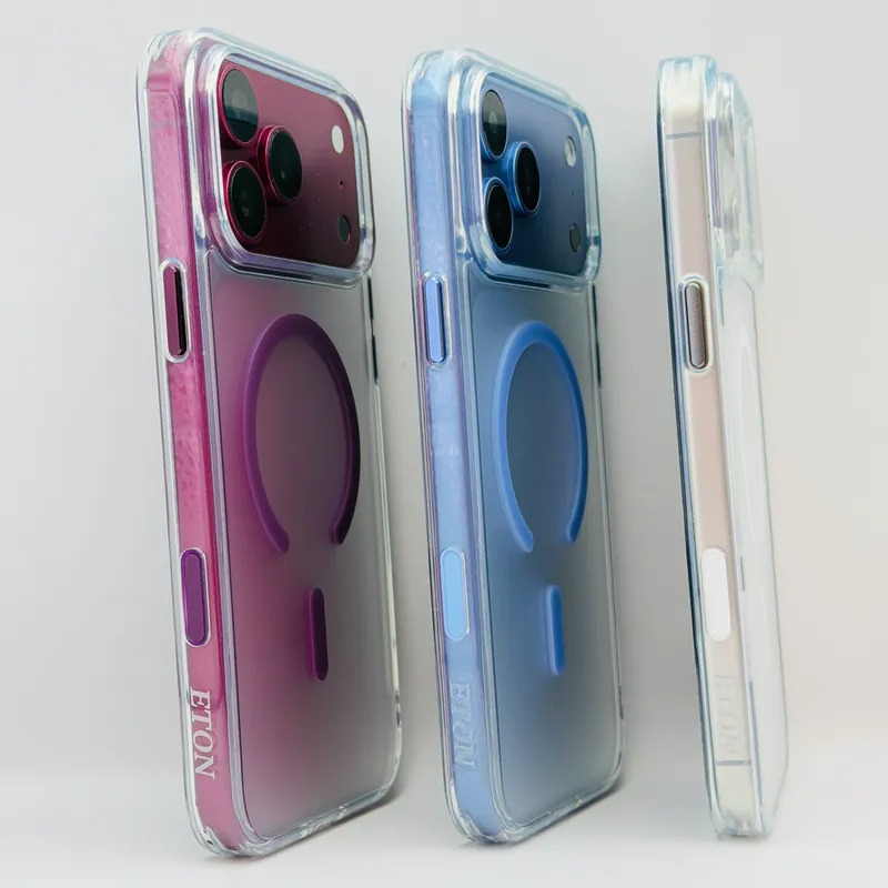 【ETON】晶霧 Iphone 17 / 18 手機殼 磁吸手機殼 磨砂背板 抗指紋 抗黃透明殼 磨砂手機殼 透明手機殼-細節圖3