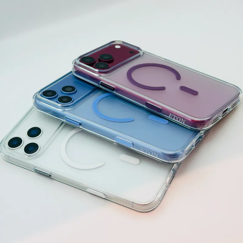 【ETON】晶霧 Iphone 17 / 18 手機殼 磁吸手機殼 磨砂背板 抗指紋 抗黃透明殼 磨砂手機殼 透明手機殼-細節圖4