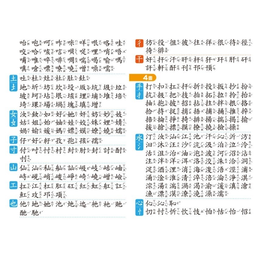 微笑心❤️go smart趣桌遊：國字拼拼大進擊（145張遊戲卡牌+1本組字參考手冊）圖卡認知 拼字遊戲 童書-細節圖5
