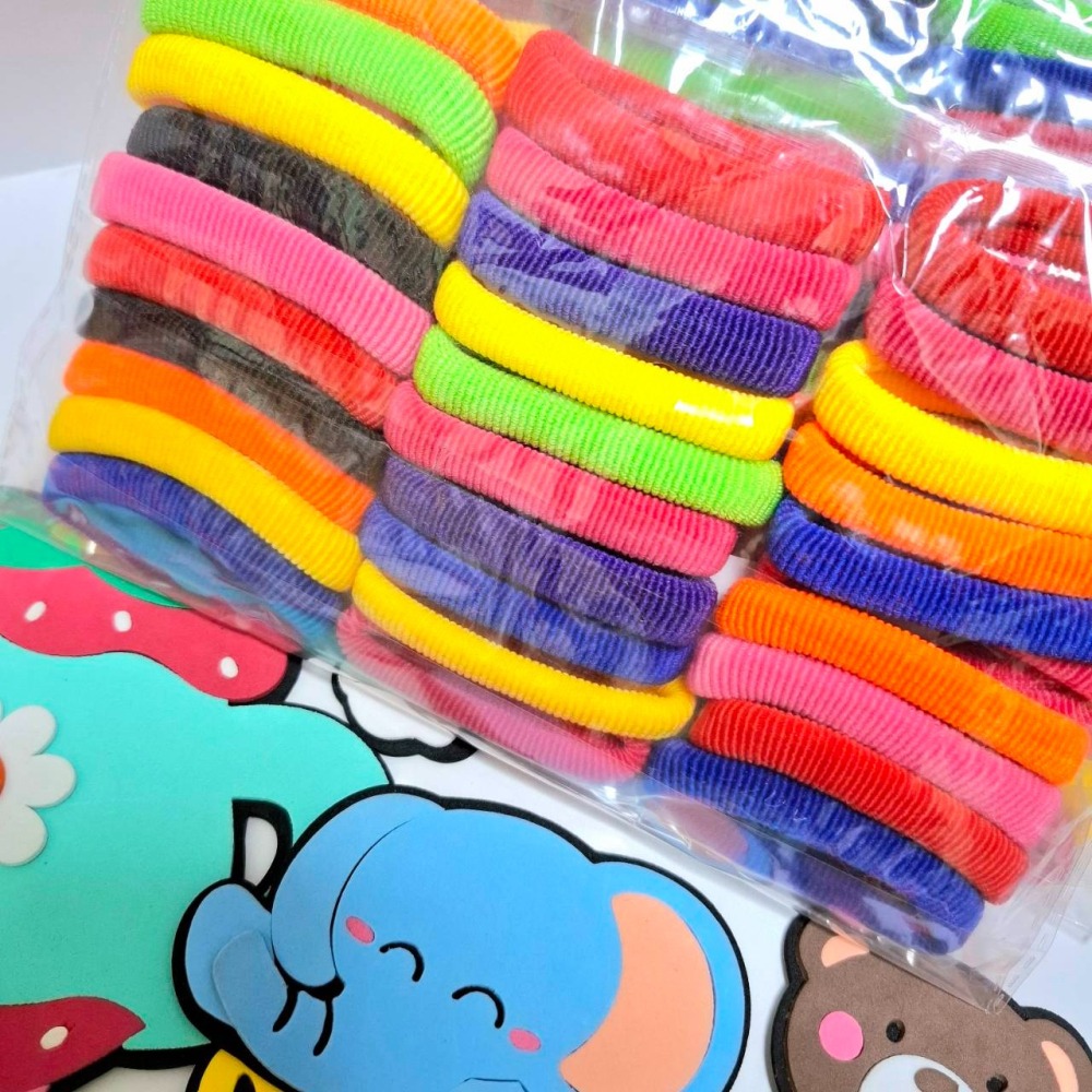 ❤️微笑心❤️馬卡龍髮圈 糖果色 髮束 髮圈 綁馬尾 高彈力 髮帶 髮飾 髮繩 毛巾圈 造型 配件 兒童髮飾 禮物 贈品-細節圖5