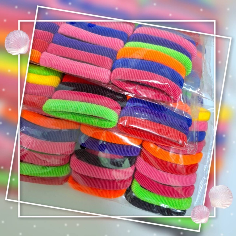 ❤️微笑心❤️馬卡龍髮圈 糖果色 髮束 髮圈 綁馬尾 高彈力 髮帶 髮飾 髮繩 毛巾圈 造型 配件 兒童髮飾 禮物 贈品-規格圖5