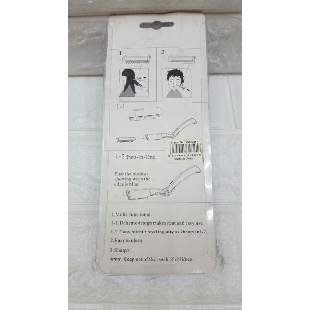 【美髮學堂】專業沙龍設計師愛用 安全摺疊削刀組 安全削刀組 附刀片-細節圖2