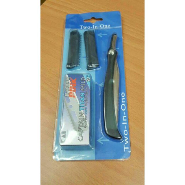 【美髮學堂】專業沙龍設計師愛用 安全摺疊削刀組 安全削刀組 附刀片-細節圖3