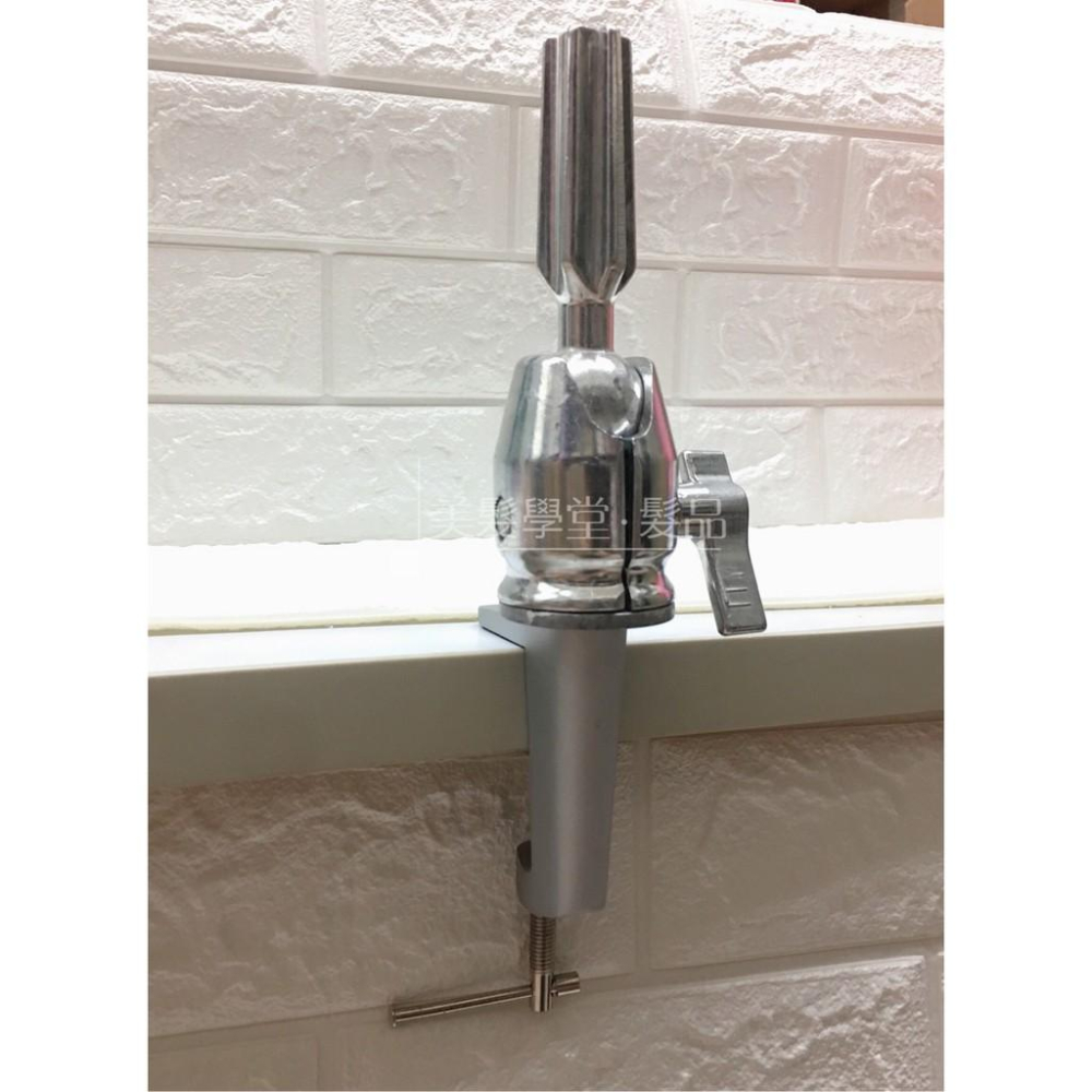 〔美髮學堂．髮品〕快速出貨 桌上型小腳架 不銹鋼小腳架 美髮假人頭 美髮課 美髮工具 美髮考試-細節圖3