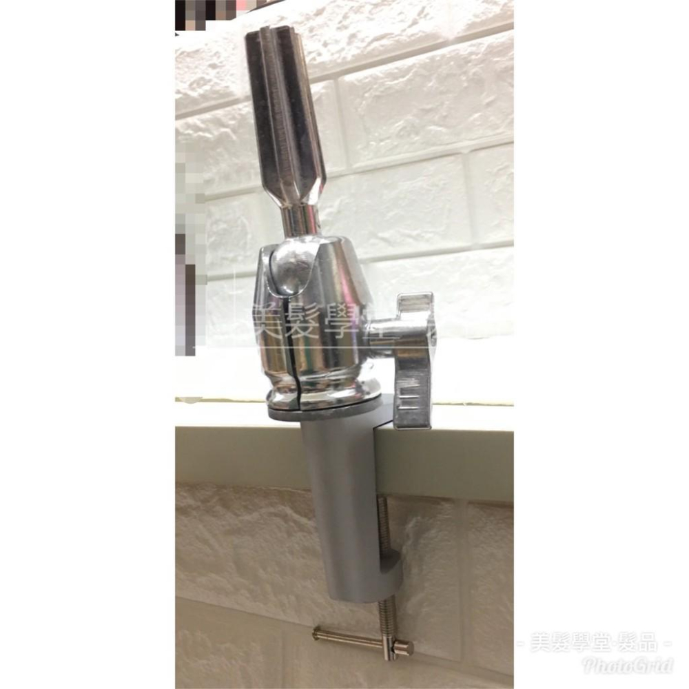 〔美髮學堂．髮品〕快速出貨 桌上型小腳架 不銹鋼小腳架 美髮假人頭 美髮課 美髮工具 美髮考試-細節圖4