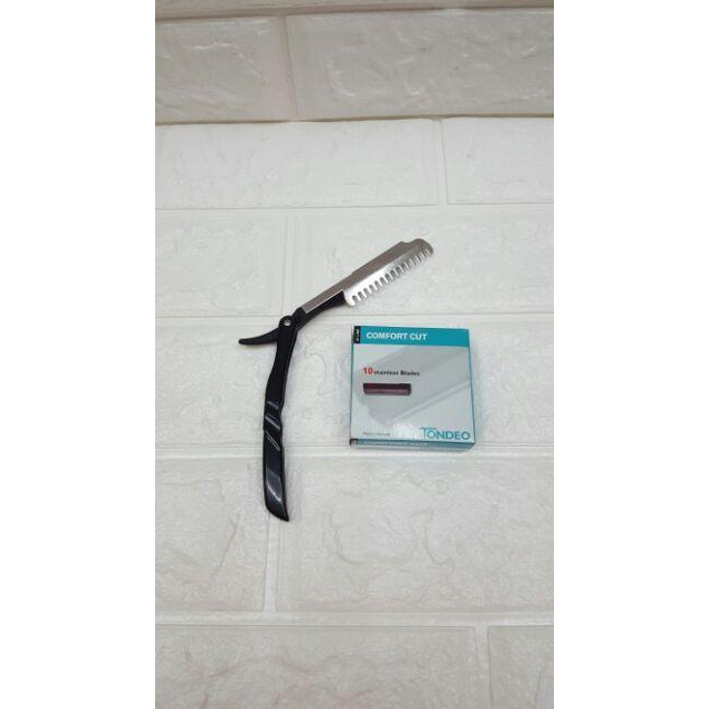 西德摺疊削刀組 專業沙龍設計師愛用 附刀片 好用鋒利  【美髮學堂】-細節圖2