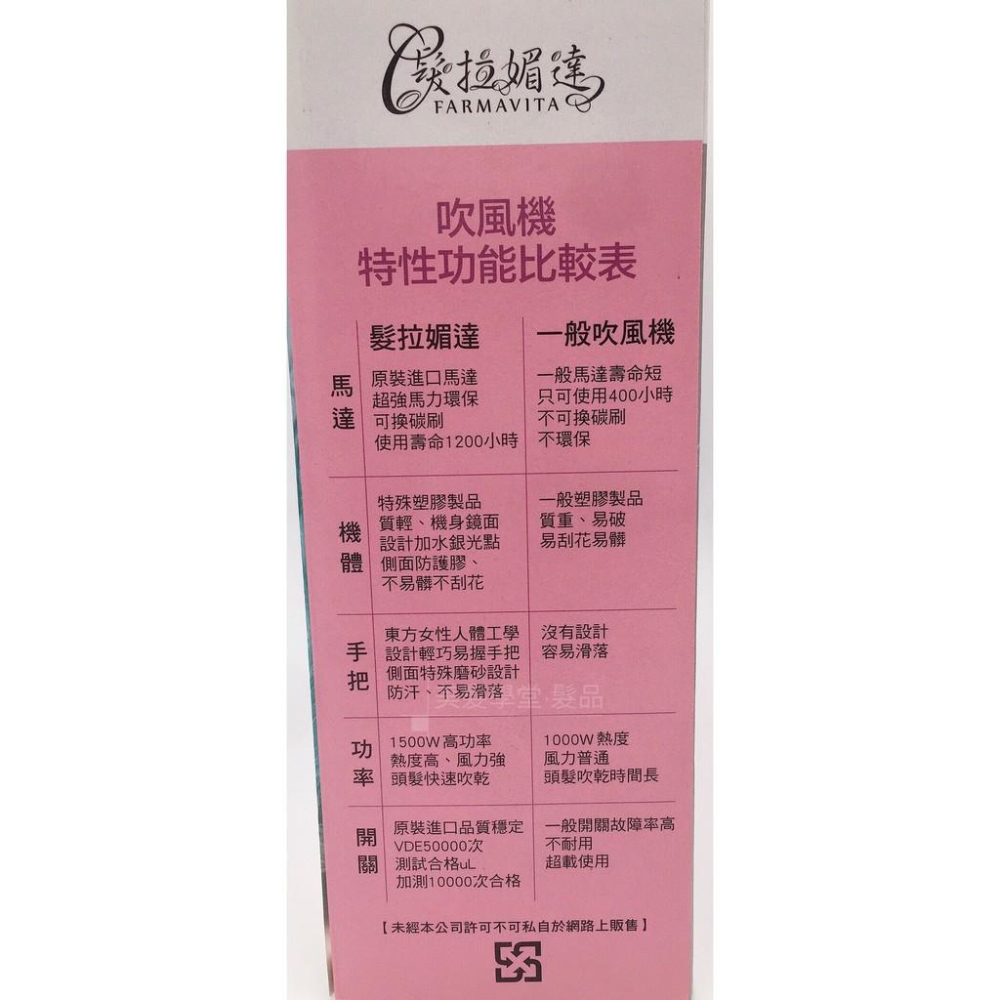 髮拉媚達AMG63重吹/1500重型吹風機/設計師熱愛 輕巧好握 日本馬達 台灣製造  〔美髮學堂‧髮品〕-細節圖2