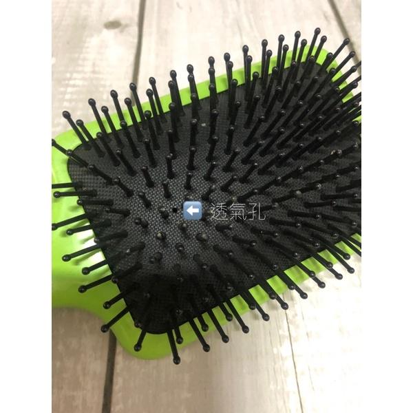 美髮學堂 氣墊按摩梳 氣墊梳 健康按摩 氣墊按摩梳 梳子 多色 草綠 天藍 黑色 淺粉 人體工學-細節圖2