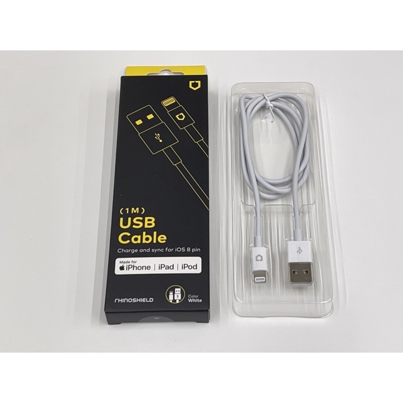 犀牛盾 MFI蘋果原廠認證 iPhone 充電線 1米 USBA / Lightning 傳輸線 iOS充電線-細節圖2