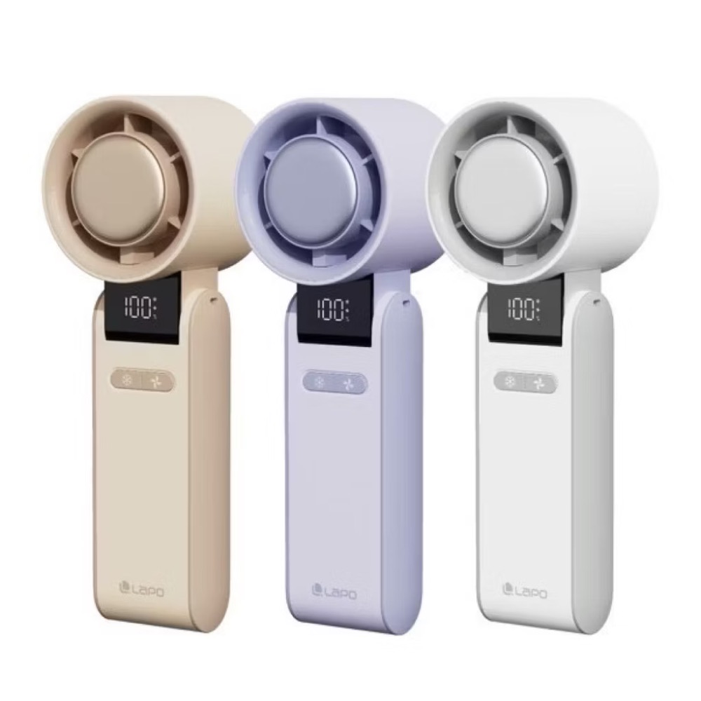 ￼【LaPO】製冷高速可折疊隨身風扇 5100mAh大電量 日本松下電芯 可出國 手持 掛頸 拆卸式後蓋風罩LF-C01-細節圖10