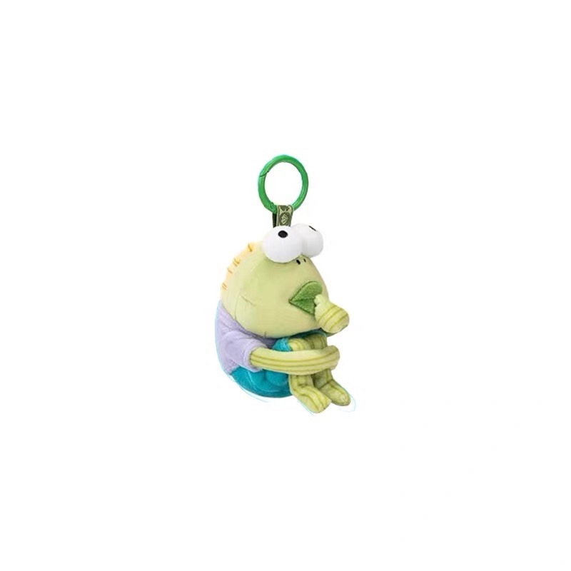 ［官方正品］ POPMART 泡泡瑪特 比奇堡的居民們 搞怪毛絨 搪胶盲盒掛件擺件 背包吊飾 包包吊飾 鑰匙圈 公仔禮物-細節圖4