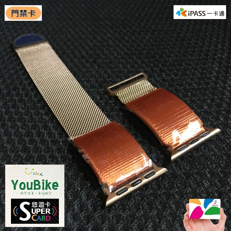 🍎免運AppleWatch SuperCard超級悠遊卡錶帶~米蘭運動防水型(APPALE全系列通用)一卡通PLUS-細節圖3