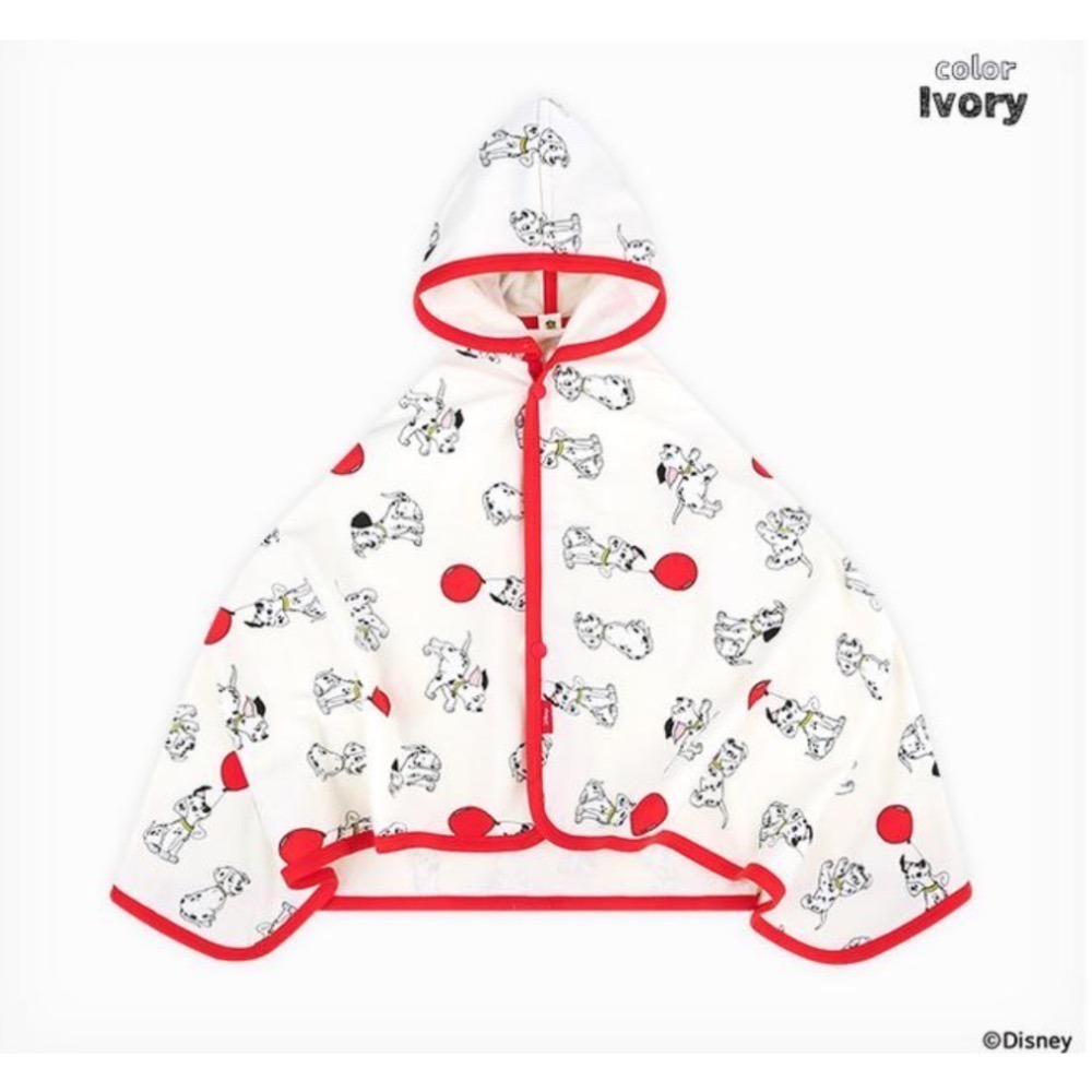 【正版授權｜現貨】韓國Mollimelli × 迪士尼 101忠狗 披風浴巾｜兒童海灘浴巾｜斗篷浴巾｜連帽浴巾-細節圖5