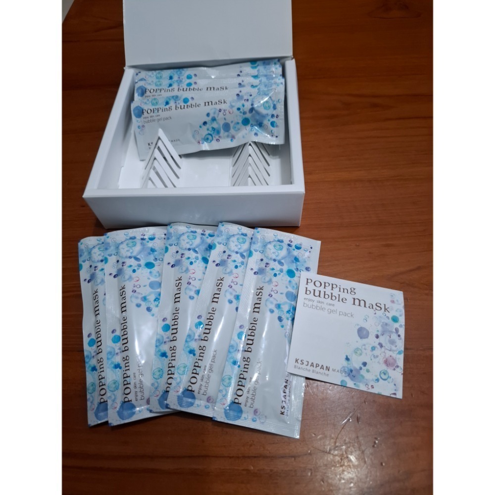 日本光伸碳酸淨化泡泡面膜～全新款包裝 現貨〔一盒10入〕-細節圖2