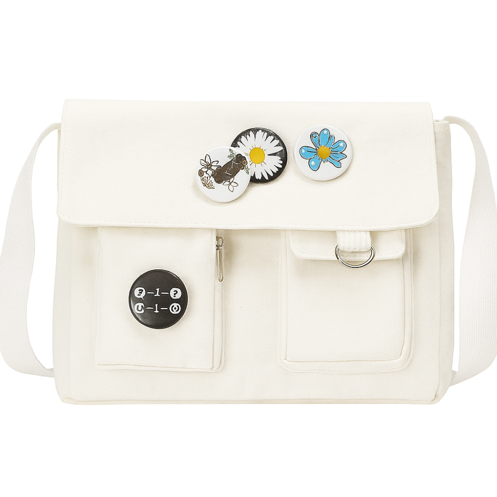 ⚡️現貨⚡️帆布郵差包 ins包包 單肩帆布包 帆布包 側背包 帆布包包 郵差包 日系帆布包 日系包包 單肩包 側肩包-規格圖8