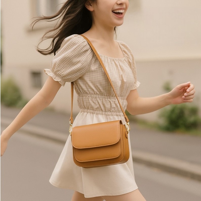 現貨⭐韓版ins 復古小方包 韓國 側 背包斜背包 小方包 肩背包 側背包 信封包 包包女斜背包包包女 側背包女 斜肩包-細節圖5
