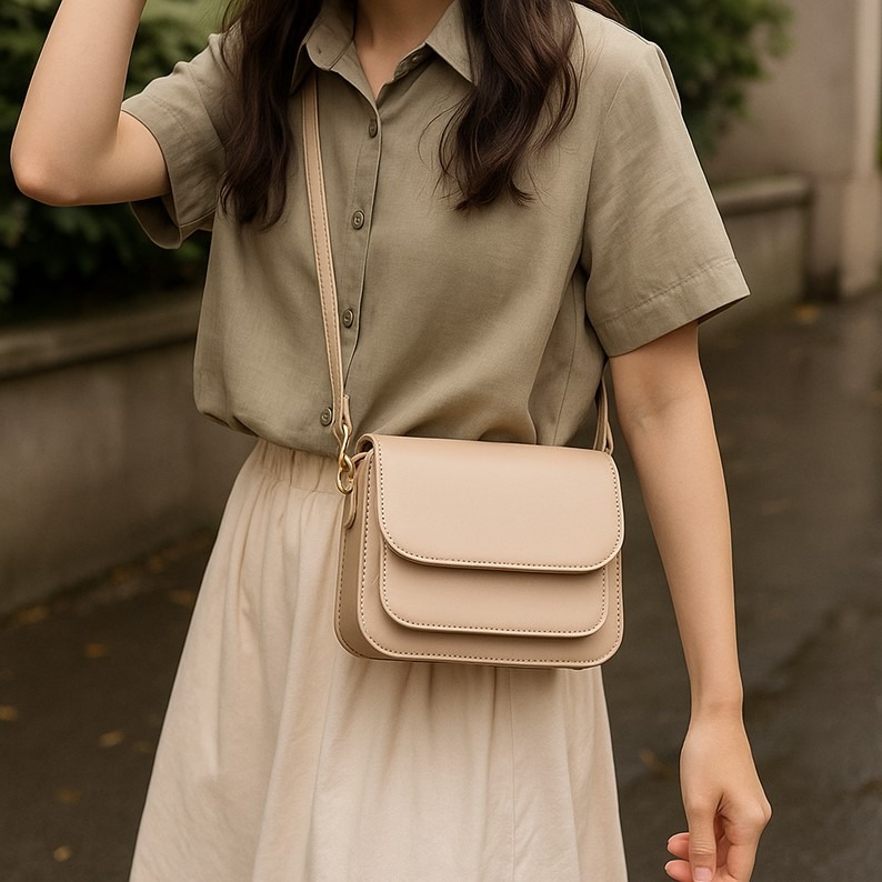 現貨⭐韓版ins 復古小方包 韓國 側 背包斜背包 小方包 肩背包 側背包 信封包 包包女斜背包包包女 側背包女 斜肩包-細節圖8