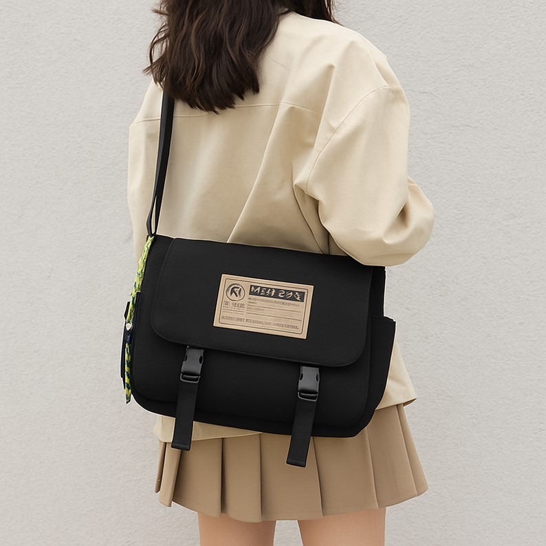 個性托特包 大學生背包 學生背包 斜背包 側背包 書包 單肩包 斜背包大容量 單肩背包 斜背尼龍包 防水書包 防水包包-細節圖5