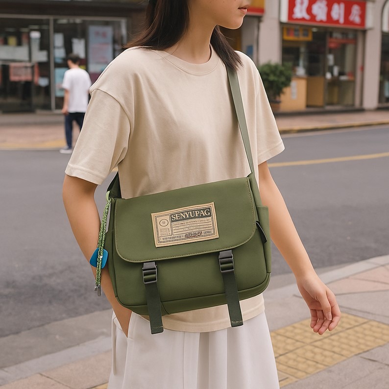 個性托特包 大學生背包 學生背包 斜背包 側背包 書包 單肩包 斜背包大容量 單肩背包 斜背尼龍包 防水書包 防水包包-細節圖10