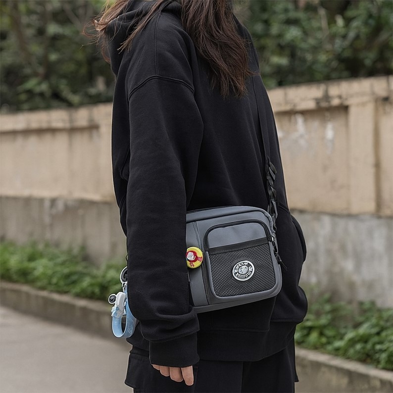 郵差帆布側背包 郵差包 單肩包 側背包 帆布背包 斜背包 帆布包 帆布斜背包 斜挎包 牛津包 尼龍斜背包 斜肩包-細節圖6